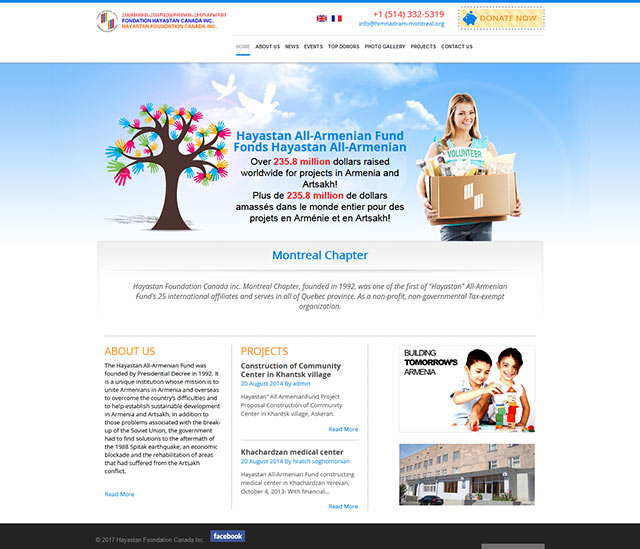 Wordpress website development portfolio