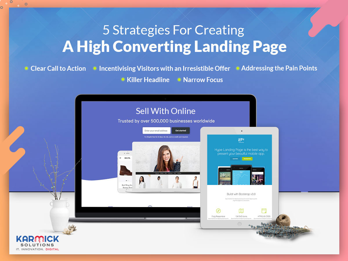 5 Strategies For Creating A High Converting Landing Page