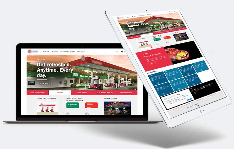 Case Study - Caltex - PHP and Wordpress web development services for Oil and Gas Industry